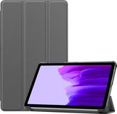 Tri-Fold Book Case - Samsung Galaxy Tab A7 Lite Hoesje - Grijs