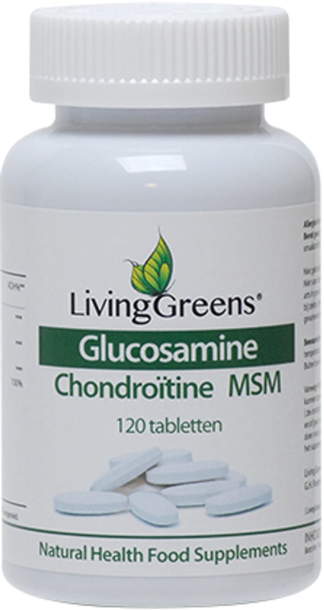 Livinggreens Glucosamine chondroitine MSM 120 Tabletten