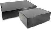 Cateringdozen 610x370x140mm Zwart - 25 st