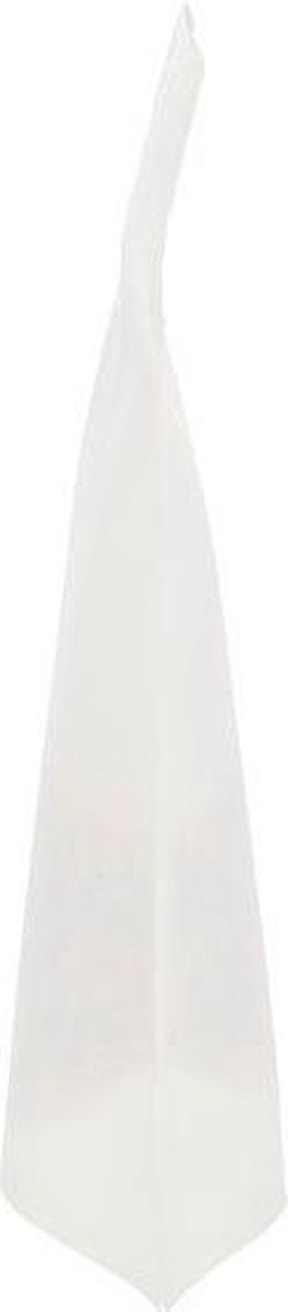 Goedkoopste Eco Stazakken Kraft Wit 57 gram |102x60x152mm - 100 st
