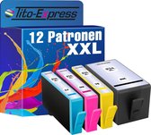 PlatinumSerie 12x inkt cartridge alternatief voor HP 934XL HP 935XL