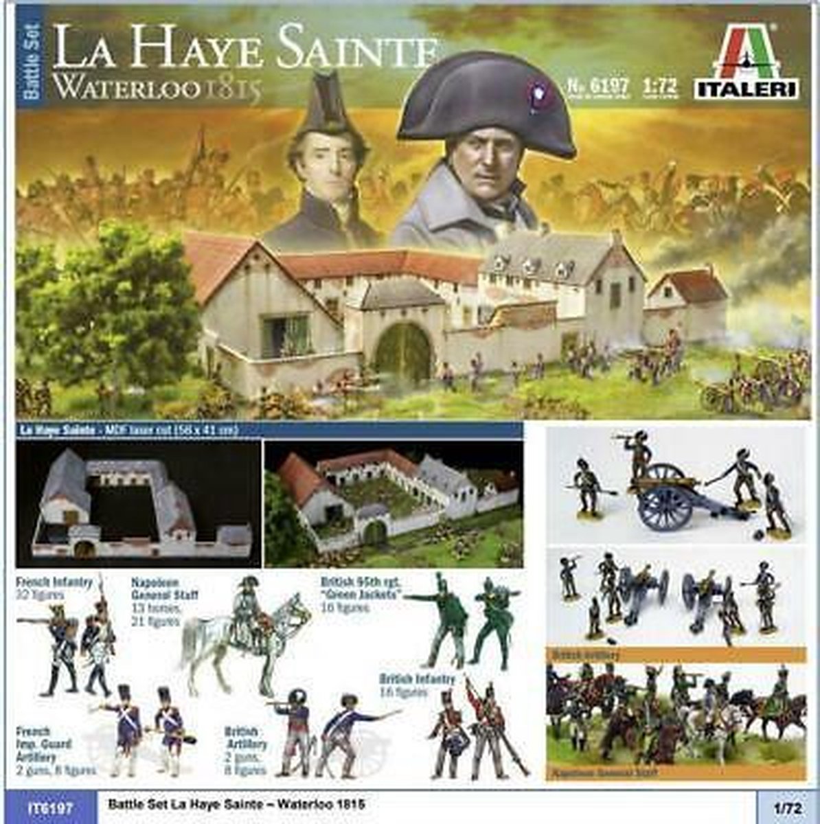 Italeri Italeri 1:72 Battle-Set Waterloo La Haye Sanctifier 