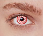 Carnival Toys Contactlenzen Blood Shot Siliconen Rood/wit