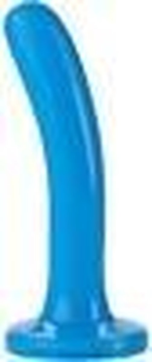 Goedkoopste Doc Johnson Platinum Premium Silicone dildo The Slim blauw - 15,62 cm