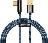 Baseus Legend Series USB naar USB-C Kabel 66W Blauw 1M