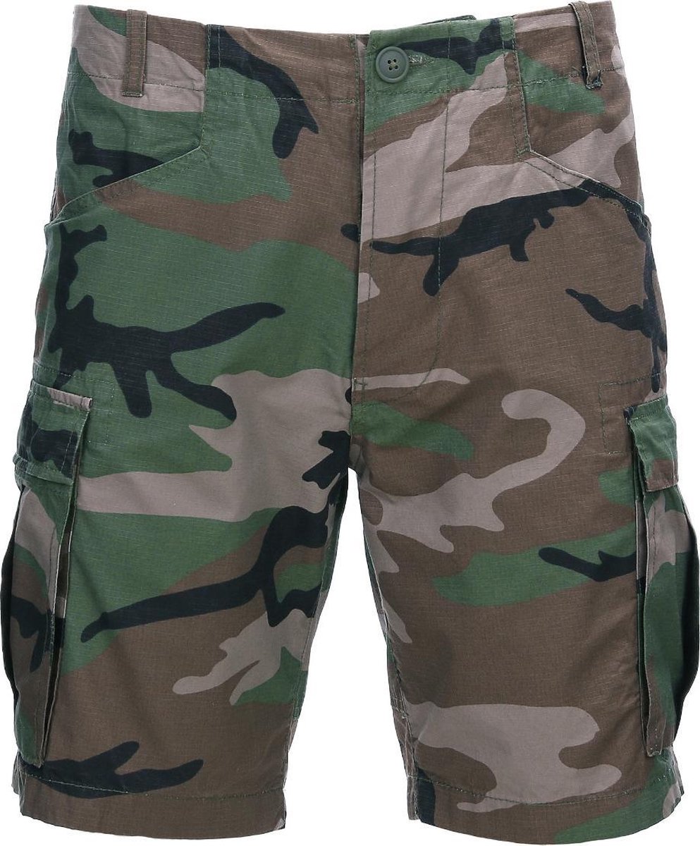 Fostex Garments Cargo short Woodland Camo Aop