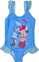 Disney Zwempak Minnie Mouse Meisjes Polyamide Blauw Maat 92
