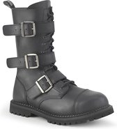 Demonia Veterlaars -44 Shoes- RIOT-12BK US 11 Zwart