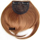 Pony hair extension clip in blond - 30#
