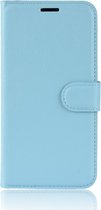 Samsung Galaxy A51 Hoesje - Mobigear - Classic Serie - Kunstlederen Bookcase - Blauw - Hoesje Geschikt Voor Samsung Galaxy A51