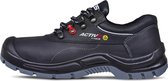 HKS Active 400 S3 werkschoenen - veiligheidsschoenen - safety shoes - heren - laag - stalen neus - antislip - ESD - zwart - maat 41