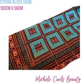 Michele Curls - Afrikaanse hoofddoek - Ankara - Sjaal - Afrikaanse stof - print - headwrap