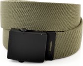 XXL Belts Herenriem Elastisch 2096 - Groen - 195 cm