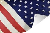 Tuindecoratie Deel van de vlag van de Verenigde Staten - 60x40 cm - Tuinposter - Tuindoek - Buitenposter
