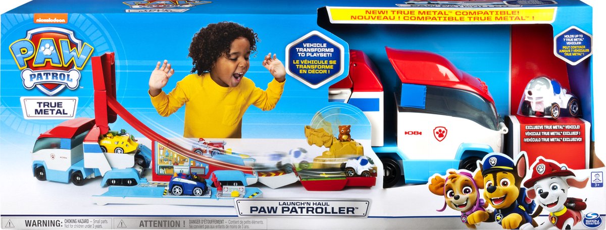 PAT PATROUILLE Camion Pat'Patrouilleur TRUE METAL™ - Playset 2 en 1 sur  marjanemall aux meilleurs prix au Maroc