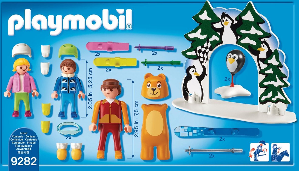 Playmobil FamilyFun Moniteur De Ski Avec Enfants