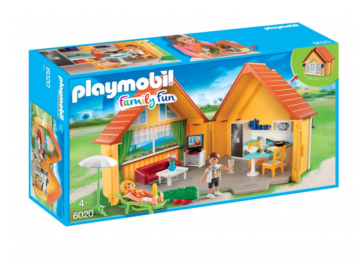 PLAYMOBIL Openklapbaar Zomerhuisje - 6020