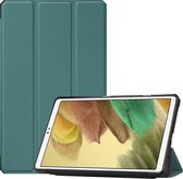 Samsung Galaxy Tab A7 Lite Hoes - 8.7 inch - TPU Tri-Fold Book Case - Donker Groen