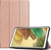 Samsung Galaxy Tab A7 Lite Hoes - 8.7 inch - TPU Tri-Fold Book Case - RosÃ© -Goud