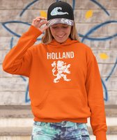 Oranje EK WK Koningsdag Hoodie Holland (MAAT XL - UNISEKS FIT) | Oranje kleding / truien | WK Feestkleding