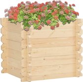Medina Plantenbak verhoogd 42 mm 100x100x87,8 cm massief vurenhout