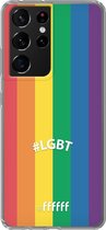 6F hoesje - geschikt voor Samsung Galaxy S21 Ultra -  Transparant TPU Case - #LGBT - #LGBT #ffffff