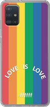 6F hoesje - geschikt voor Samsung Galaxy A52 - Transparant TPU Case - #LGBT - Love Is Love #ffffff