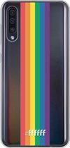 6F hoesje - geschikt voor Samsung Galaxy A50s -  Transparant TPU Case - #LGBT - Vertical #ffffff