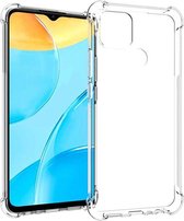 Shop4 - Oppo A15 Hoesje - Zachte Back Case Drop Proof Transparant