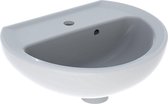 Lave -mains Geberit E-Con rond 40x31 cm, avec trou pour robinet et trop-plein, blanc