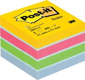 Post-it® Notes, Mini Kubus, Ultra, 51 x 51 mm, 400 Blaadjes/Kubus