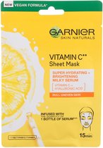 Skin Naturals Vitamin C Sheet Mask - Moisturizing Textile Mask To Brighten The Skin With Vitamin C 28.0g (3 Stuks)