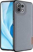 Dux Ducis - Hoesje geschikt voor Xiaomi Mi 11 Lite - Fino Series - Back Cover - Licht Blauw