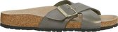 Birkenstock slipper SIENA Washed Metallic Stone Gold narrow Birko-Flor - Maat 40