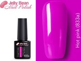 Jelly Bean Nail Polish Gel Nagellak - Gellak - Hot pink (833a) - UV Nagellak 8ml