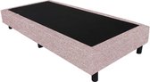 Bedworld Boxspring 100x210 - Tweedlook - Licht taupe (M08)