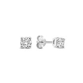 Selected Jewels Mila Dames OorbellenOorknoppen  - Zilverkleurig