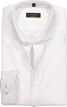 ETERNA super slim fit overhemd - niet doorschijnend twill - wit - Strijkvrij - Boordmaat: 37