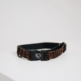 Kentucky Dogwear Hondenhalsband Luipaardprint - Bruin XS - 25-38cm