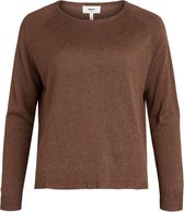 OBJECT - objangie l/s knit pullover - partridge