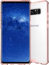 Samsung Galaxy Note8 Hoesje - Mobigear - Crystal Serie - Hard Kunststof Backcover - Transparant / Roze - Hoesje Geschikt Voor Samsung Galaxy Note8