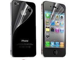 Screenprotector voor + achterkant iPhone 4 en 4S (mat) OP=OP