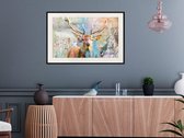 Poster - Pastel Deer-90x60