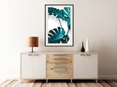 Poster - Turquoise Monstera II-20x30