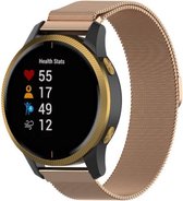 Milanees Smartwatch bandje - Geschikt voor  Garmin Vivomove HR Milanese band - rosé goud - Horlogeband / Polsband / Armband