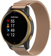 Milanees Smartwatch bandje - Geschikt voor  Garmin Vivomove HR Milanese band - rosé goud - Horlogeband / Polsband / Armband