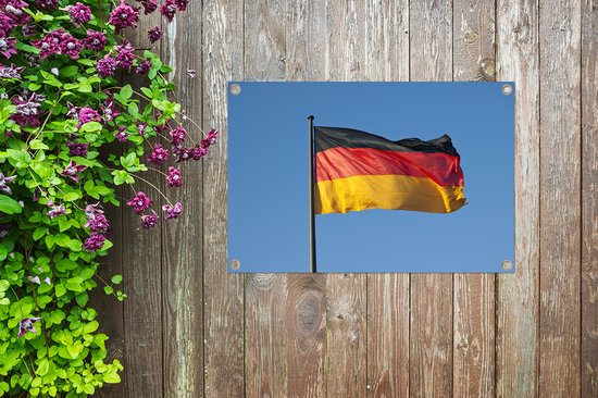 Photo du drapeau allemand affiche de jardin 60x40 cm - petit - Toile de jardin / Toile d'extérieur / Peintures d'extérieur (décoration de jardin)
