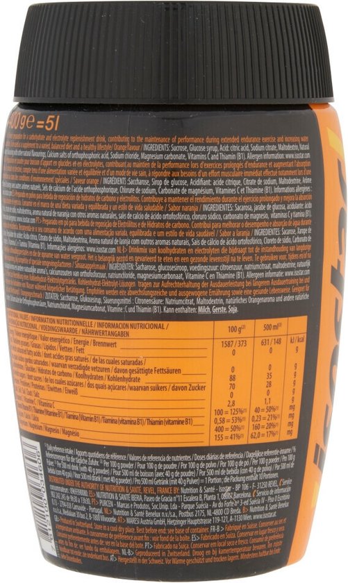 Isostar Hydrate & Perform - Isotone Sportdrank - Sinaasappel - 10 x 500 ml van Merkloos — afbeelding 2