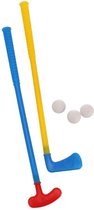 Gerimport Golfset Mini Junior 54 X 10 X 6 Cm Blauw/geel 5-delig