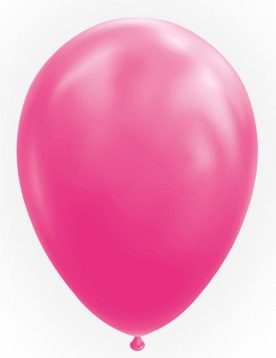 Ballonnen magenta roze 30cm | 50 stuks